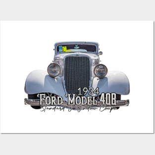 1934 Ford Model 40B Standard 5 Window Coupe Posters and Art